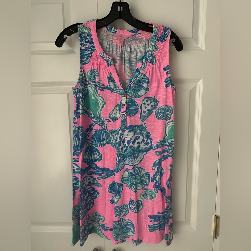 Lilly Pulitzer sundress coverup, beautiful seashell pattern. Excellent condition